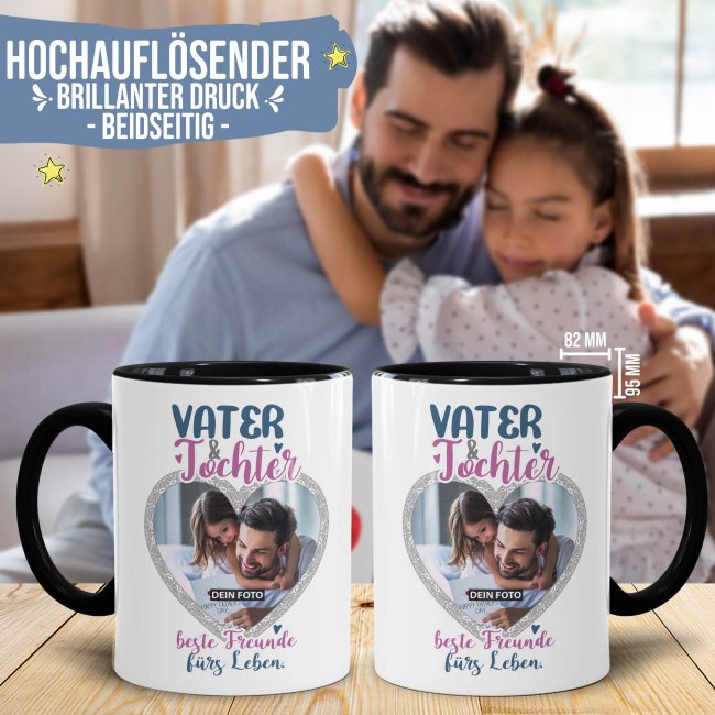 Tasse - Vater und Tochter - mit Foto gestalten