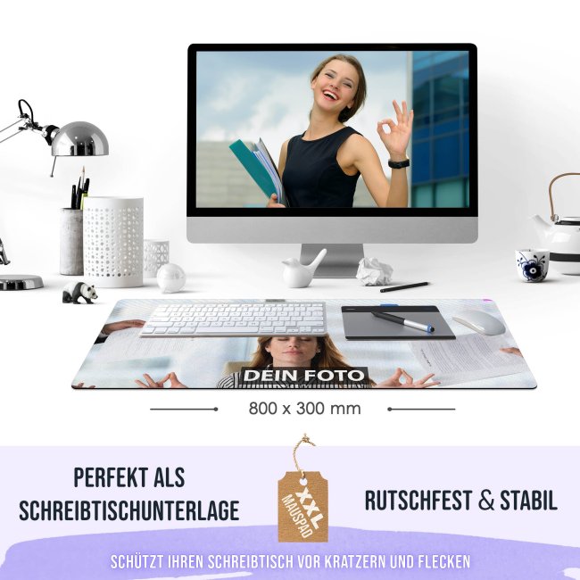 XXL Mousepad selbst gestalten - 800 x 300 mm