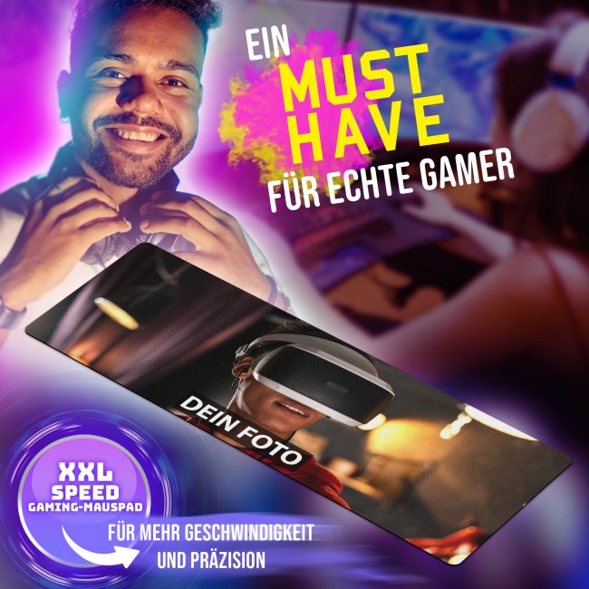 XXL Mousepad selbst gestalten - 800 x 300 mm