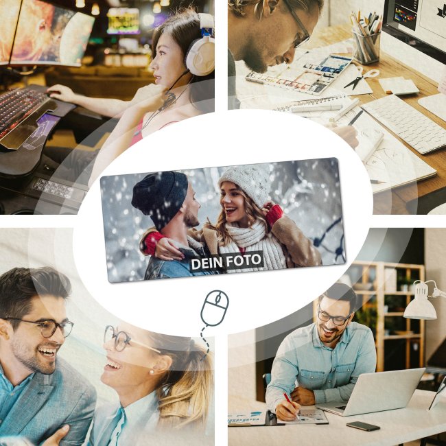 XXL Mousepad selbst gestalten - 900 x 400 mm