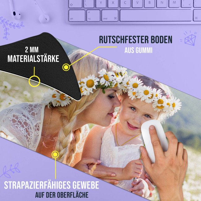 XXL Mousepad selbst gestalten - 900 x 400 mm