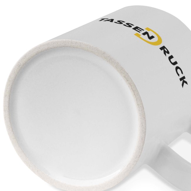 Tasse Weiss 300 ml Matt - Classic-Druck - 180 x 80 mm