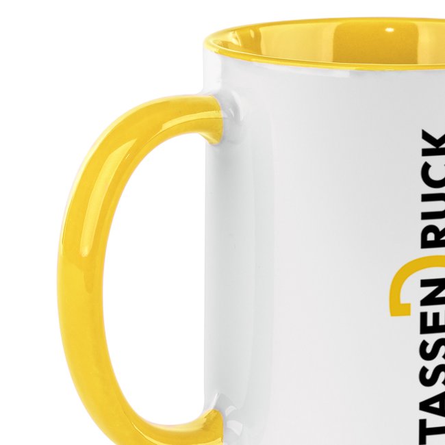 Farbige Tasse 300 ml - Innen &amp; Henkel farbig - 14 Farbt&ouml;ne