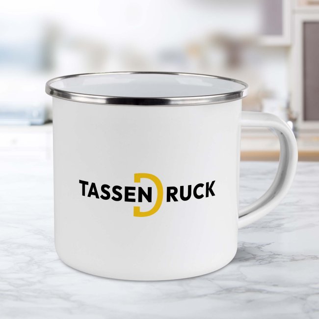 Emaille-Tasse 300 ml - verschiedene Farben
