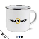 Emaille-Tasse 480 ml - verschiedene Farben