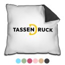 Fotokissen - 40 x 40 cm - mit farbiger R&uuml;ckseite - 6...