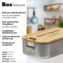 Personalisierbare Brotdose f&uuml;r Schulkind -...