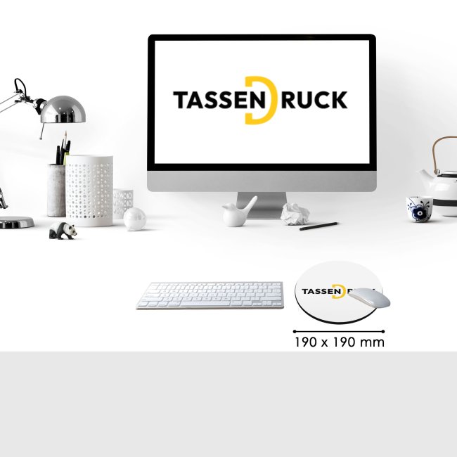 Mousepad rund &Oslash; 19 cm