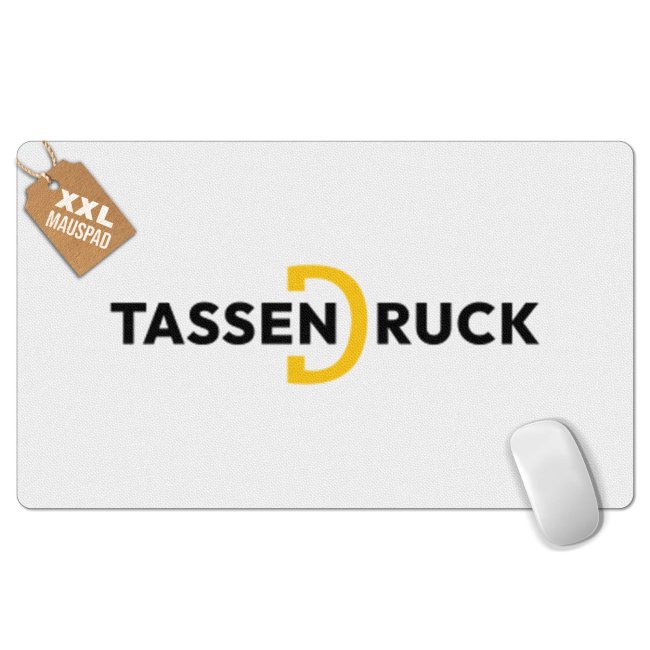 XXL Schreibtischunterlage - 600 x 350 mm - inkl. Druck