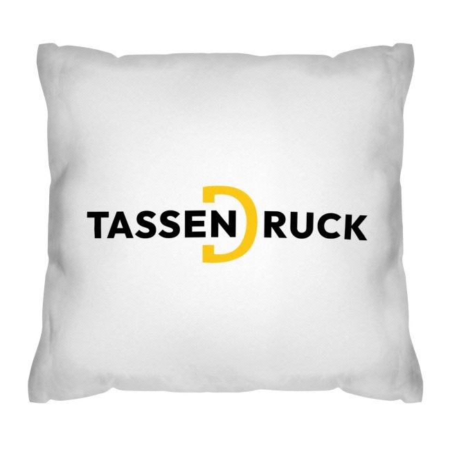 Fotokissen - 40 x 40 cm - Wei&szlig;  - seidig glatt und flauschig weich