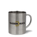 Edelstahl Thermotasse - mit Henkel