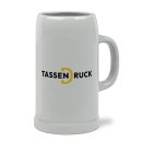 Ma&szlig;krug aus Keramik - Lichtgrau - 1 L