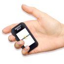 Elektro-Feuerzeug schwarz-matt mit Logo und Wunschtext