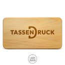 Kleines Holzbrett - Ge&ouml;ltes Buchenholz - 22,5 x 12,5 cm