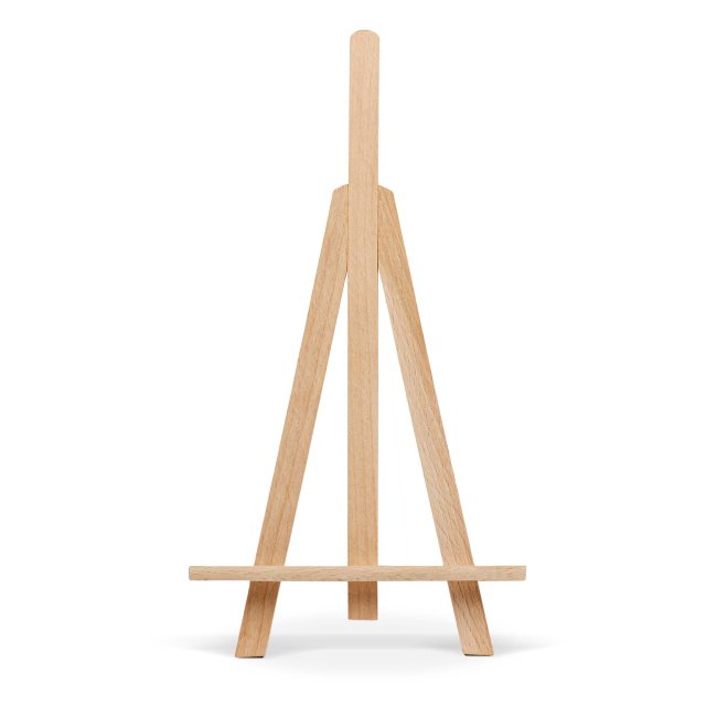 Holz Staffelei - 25 x 13 cm - zum Aufstellen von Tafeln und Schildern