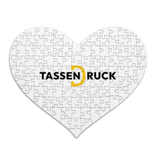 Puzzle in Herzform bedrucken - 2 Gr&ouml;&szlig;en