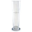 Bierglas konisch mit Fu&szlig; - in zwei Gr&ouml;&szlig;en