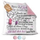 Flauschiges Kissen f&uuml;r Kinder - Von Mama f&uuml;r...