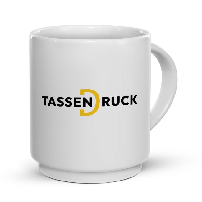 Stapeltasse Krumbach - Keramik wei&szlig; - stapelbar - 270 ml