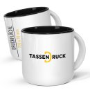 Kaffee-Pott 400 ml - Innen Schwarz - inkl. Druck -...