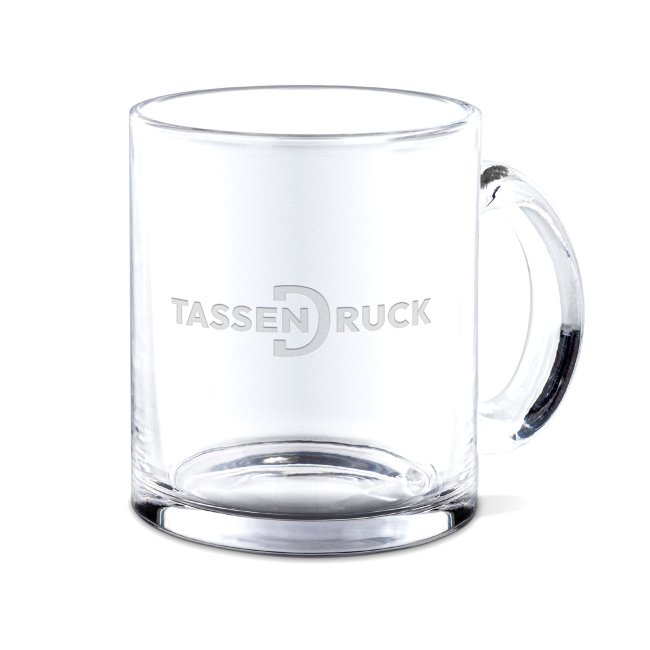 Glastasse zum Gravieren - 300 ml - transparent