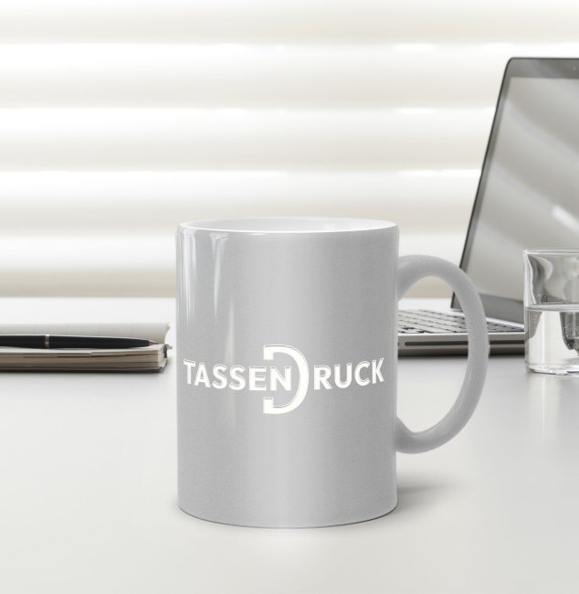 Tasse zum Gravieren in Metallicfarben - 3 Farbt&ouml;ne - 300 ml