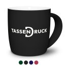 Gummierte Porzellan Tasse zum Gravieren - 300 ml - 4...