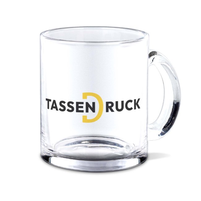 Glastasse - 300 ml - klar oder satiniert