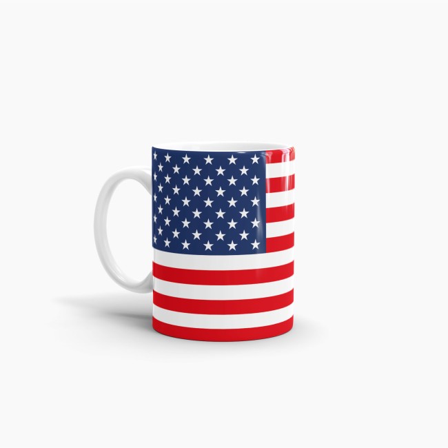 St&auml;dtetasse USA Flagge