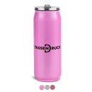 Trinkflasche in Cola-Form mit integriertem Trinkhalm - in...