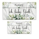 Handtuch personalisieren - Ich liebe dich - mit Name - in...
