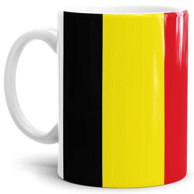 Flaggentasse Belgien Flagge