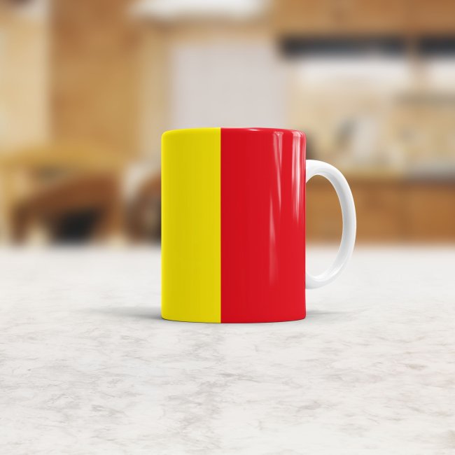Flaggentasse Belgien Flagge