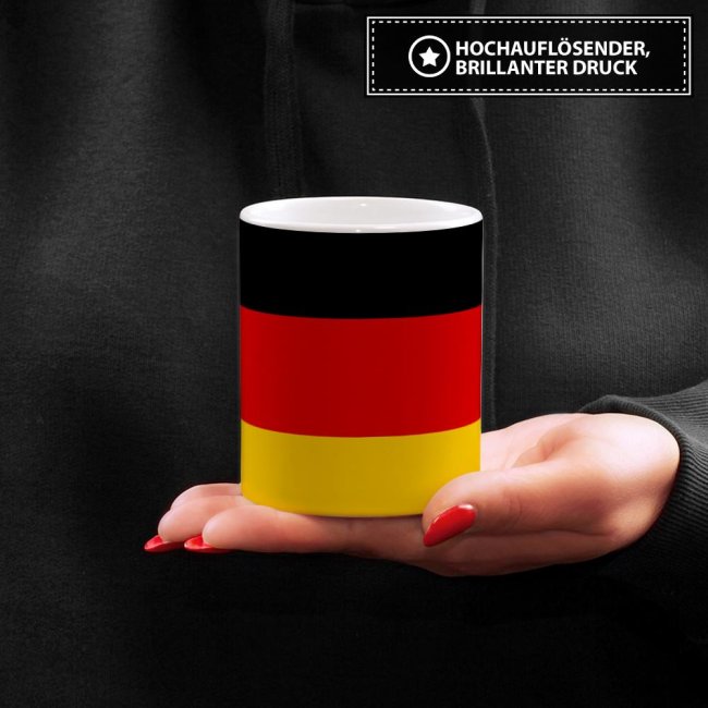 Flaggentasse Deutschland Flagge