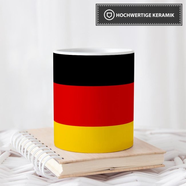 Flaggentasse Deutschland Flagge