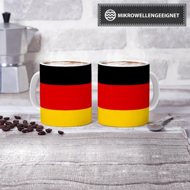TASSE Kaffeetasse Deutschland Fahne 2 