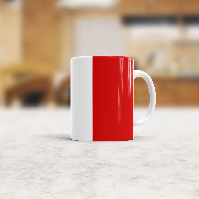 Flaggentasse Frankreich Flagge