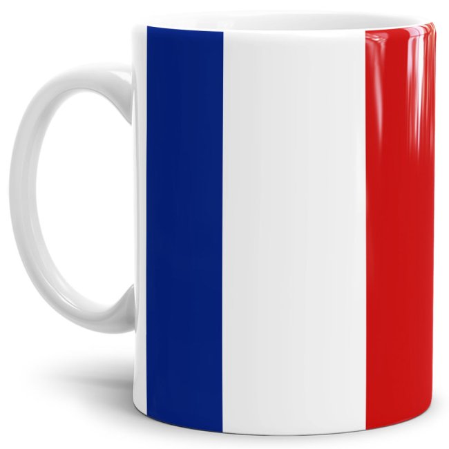 Flaggentasse Frankreich Flagge