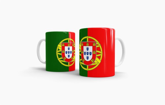 Flaggentasse Portugal Flagge
