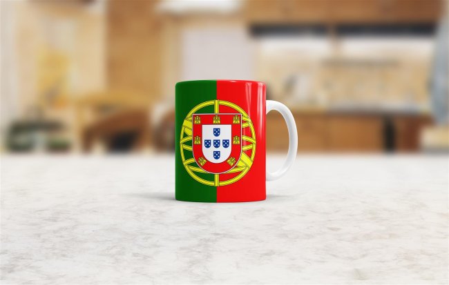 Flaggentasse Portugal Flagge