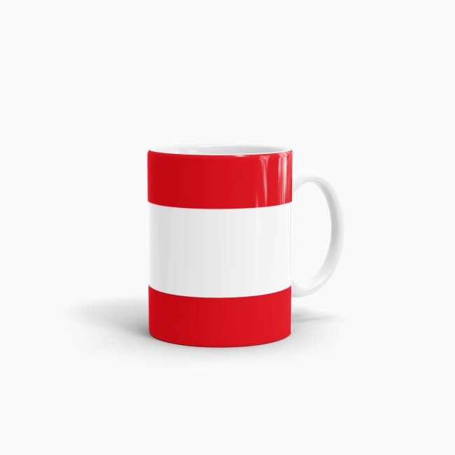 Flaggentasse Oesterreich Flagge