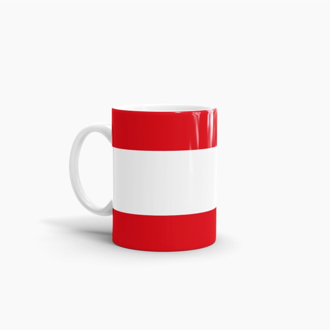 Flaggentasse Oesterreich Flagge