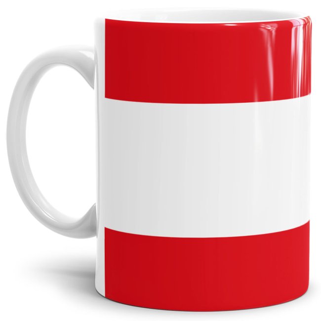 Flaggentasse Oesterreich Flagge