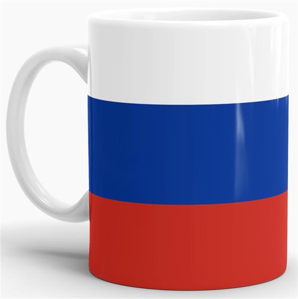 Flaggentasse Russland Flagge
