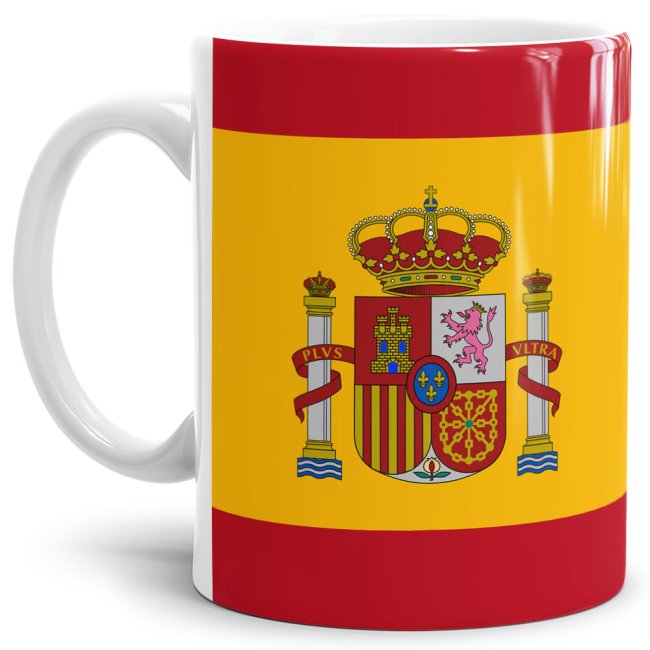 Flaggentasse Spanien Flagge