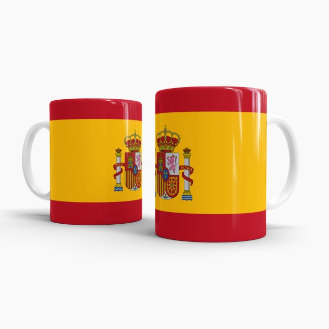 Flaggentasse Spanien Flagge