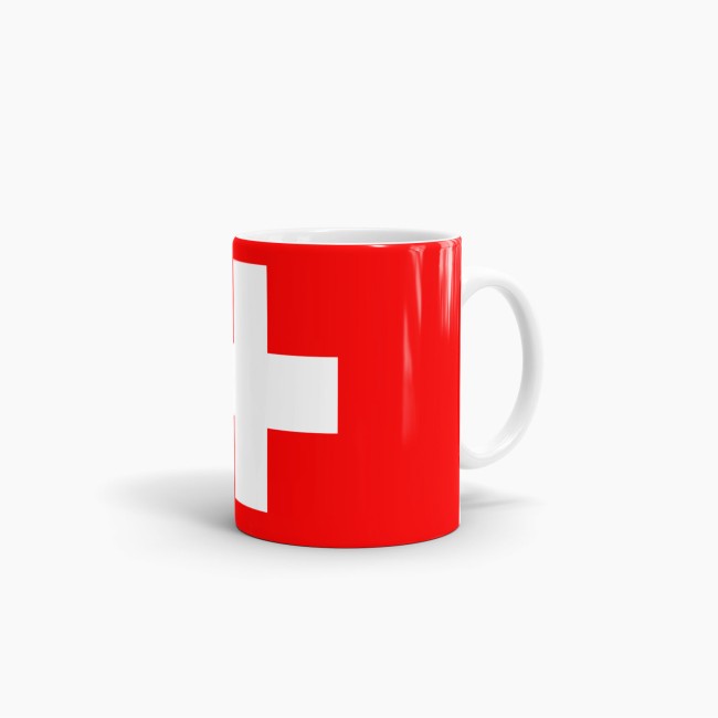 Flaggentasse Schweiz Flagge