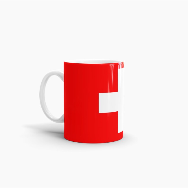 Flaggentasse Schweiz Flagge