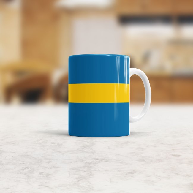Flaggentasse Schweden Flagge