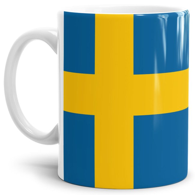 Flaggentasse Schweden Flagge